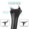 TOSEEK C70 No Logo Carbon Seatpost Light Weight 27.2/31.6mm Matte Black MTB Road Bike Seat Post Seat Tube Bicycle Parts