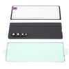 Back Glass Cover Replacement Housing Door and Front Outer Lens Glass Screen Replacement for     Fold 3 5G F926 Pre Installed Camera Lens Adhesive