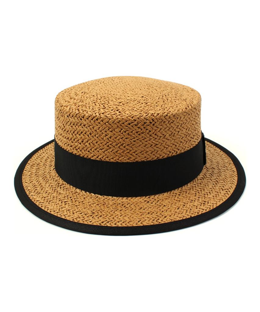 Taping Beige Panama Hat