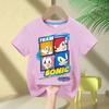Sonic The Hedgehog Kids T-Shirt Anime Print Cotton Short Sleeve Boy Girl Summer Casual Top Gift