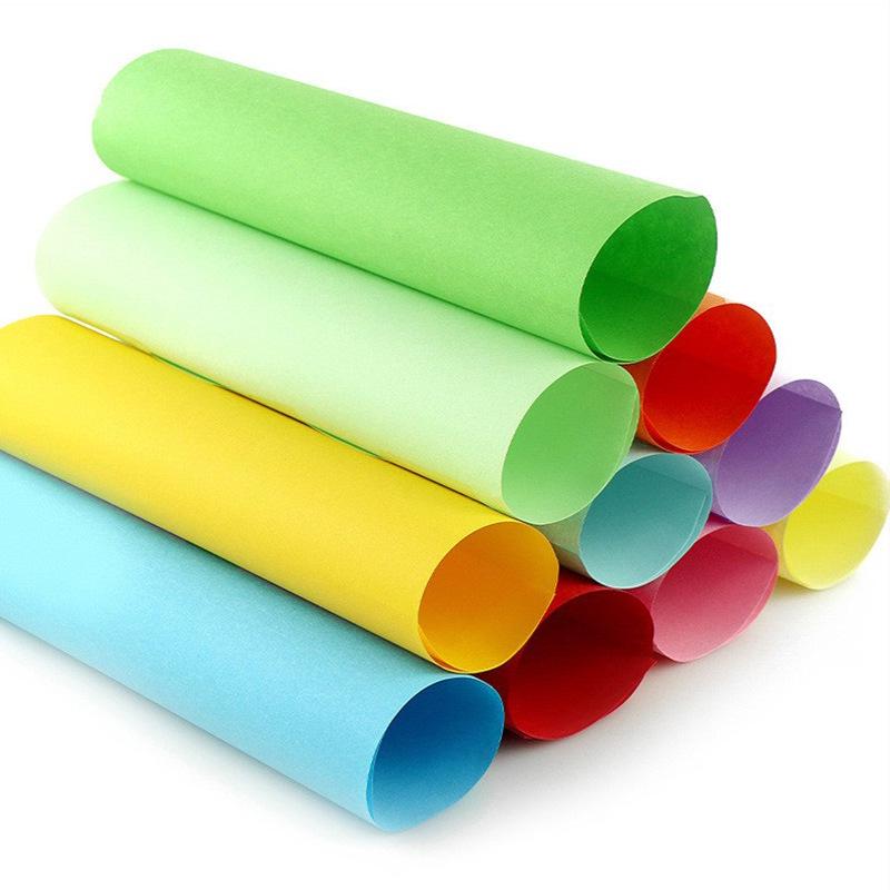 Square Colored Children's Origami Paper Cranes & Christmas Tree Craft Pack