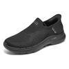 Skechers Go Walk 6 Slip-Ins Flash Technology Fabric Comfortable Sports Low-Top Lifestyle Casual Shoes Men sneakers Black 894235-BBK