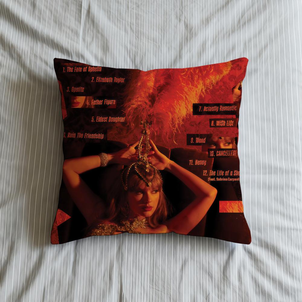 

Cushion Cover Soft Showgirl S-SwiftS-ES Case Sofa T-TaylorS-ES Living Room Home Comfortable Office Life Decor Protective Pillow 30cmx30cm