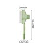 New Dog Comb Self-Cleaning Pet Massaging Brush Anti-Slip Grip Ergonomic Handle Detangling Comb Dog Cat Grooming Supplies