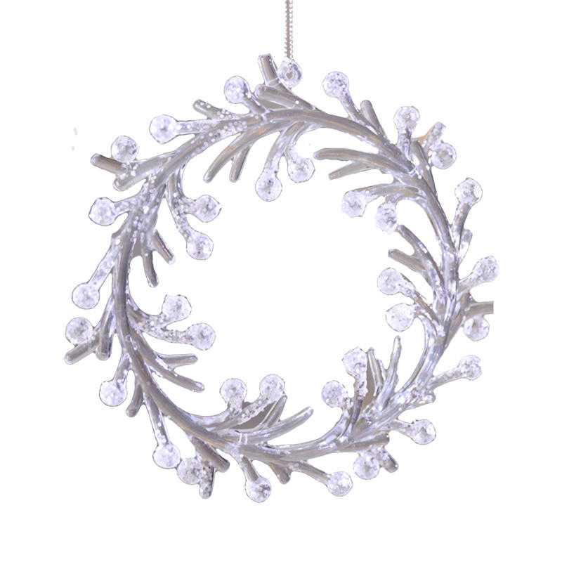 Ornamente Fulg de Nea Picătură de Gheață Cristal Brad de Crăciun Transparent Decorațiune Pandantiv Decor Exquis pentru Casă Navidad
