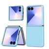 Cute Candy Color PC Shockproof Case for Samsung Galaxy Z Flip 7 TPU Connector Skin-Fell Cover for Samsung Z Flip 6 5 7 FE Flip7