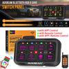 Auxbeam Universal RGB 8 Gang Switch Panel with App/Remote Control (One-Sided Outlet)