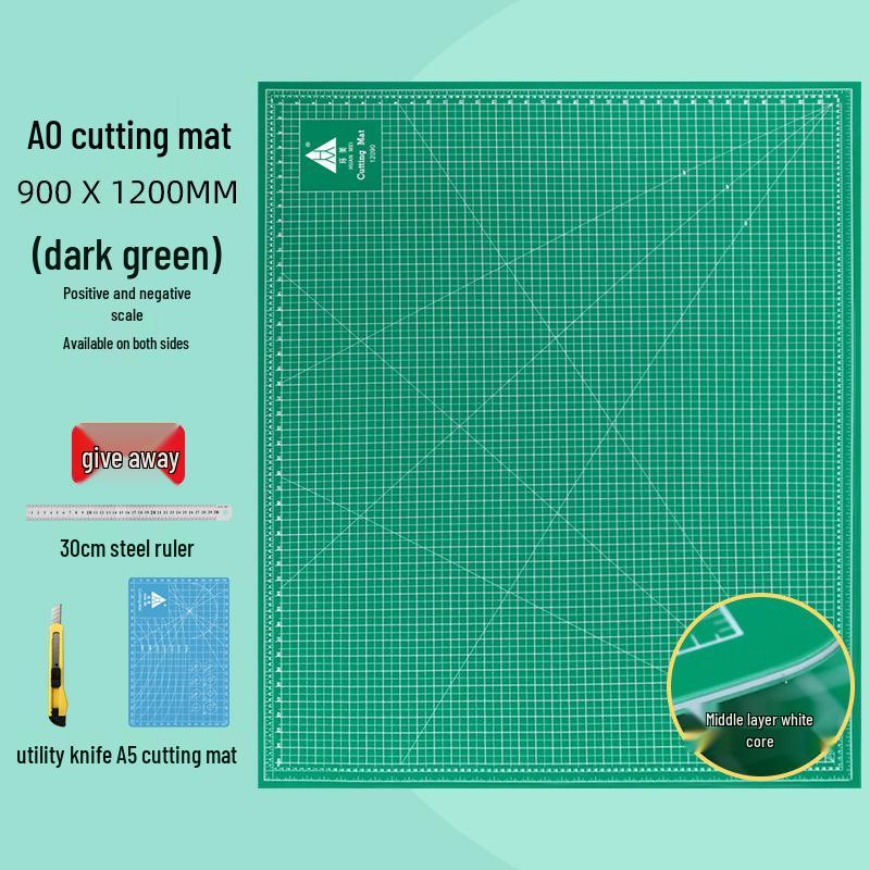 Huamei Handmade Cutting & Engraving Board Mat for Desktop & Student Use