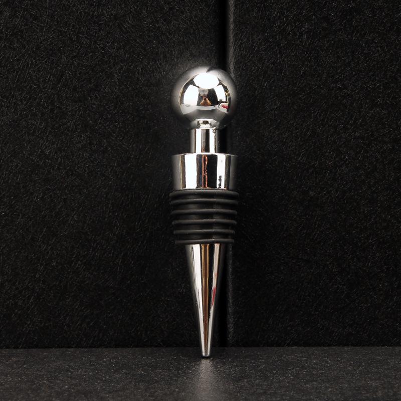 Red Wine Bottle Stopper, Innovative Heart-Shaped Seal, ABS Material, European and American Style, Ideal for Gifts.