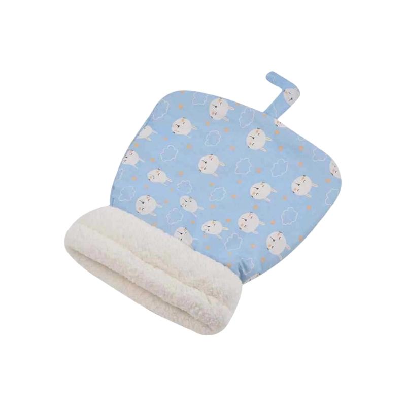 Pet Bed Warm Blanket Soft Handle Beautiful Cartoon Print Bag Sleep Pocket Bed Comfortable Nest