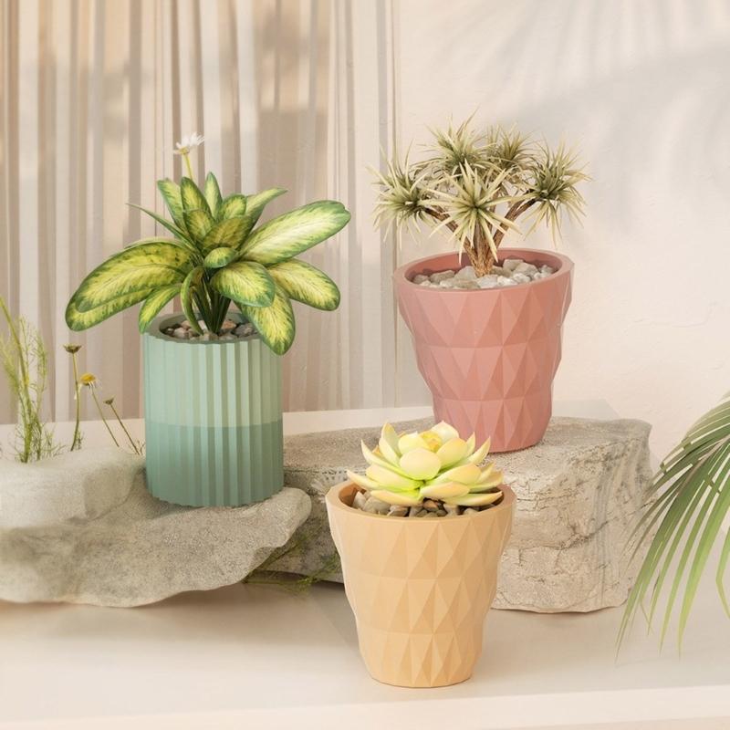 Delicate Epoxy Resin Vases Mold Functional Flowerpot Vases Container Mold for Crafting Unique Gift and Ornaments