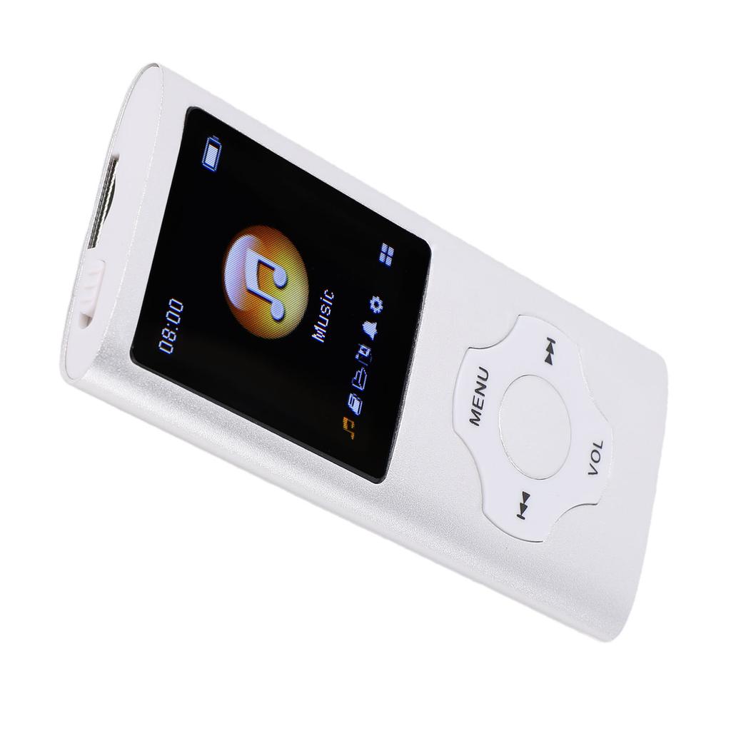 MP3 Player 1.8in LCD Screen Bluetooth 5.3 HiFi Lossless Music Player with FM E Book Reader Voice Record Headphones for