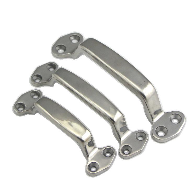 304 Stainless Steel Heavy-Duty Bow-Shaped Surface-Mounted Door Handle