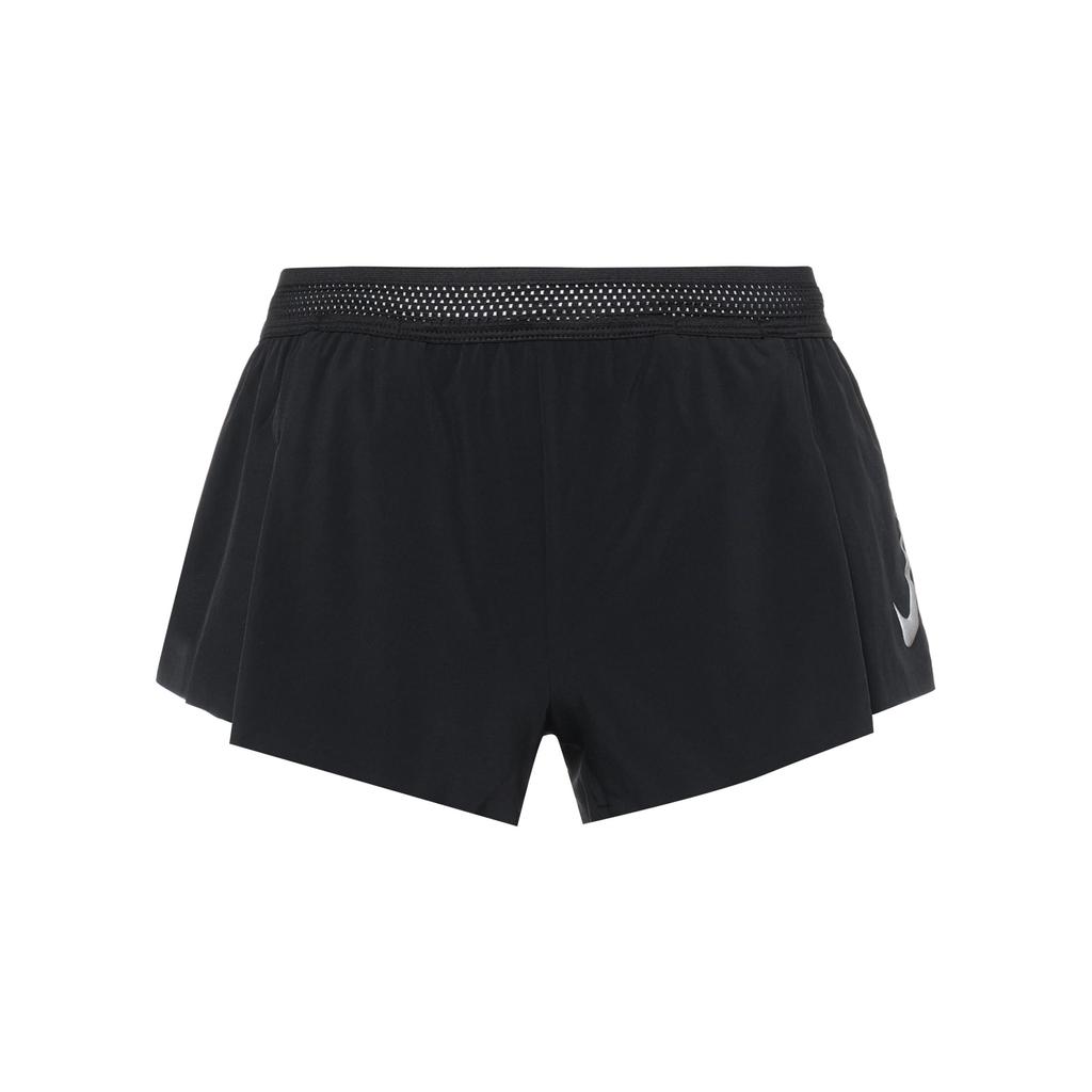 Nike Einfarbige Logo-Marke Schnürung Fitness Freizeitshorts Damen Shorts Schwarz 895806-010