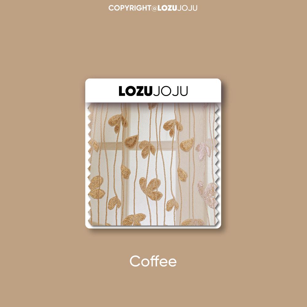 1PC LOZUJOJU Elegant 10-20% Shading Jacquard Soft Tulle Curtain For Living Room Bedroom Home Decoration