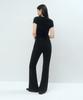 Musinsa Standard Woman [Cooltandard] Women'S Low Rise Flare Slacks [Black]