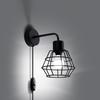 Wall Lamp Suba 1 E27 Black Sollux Sl.1164