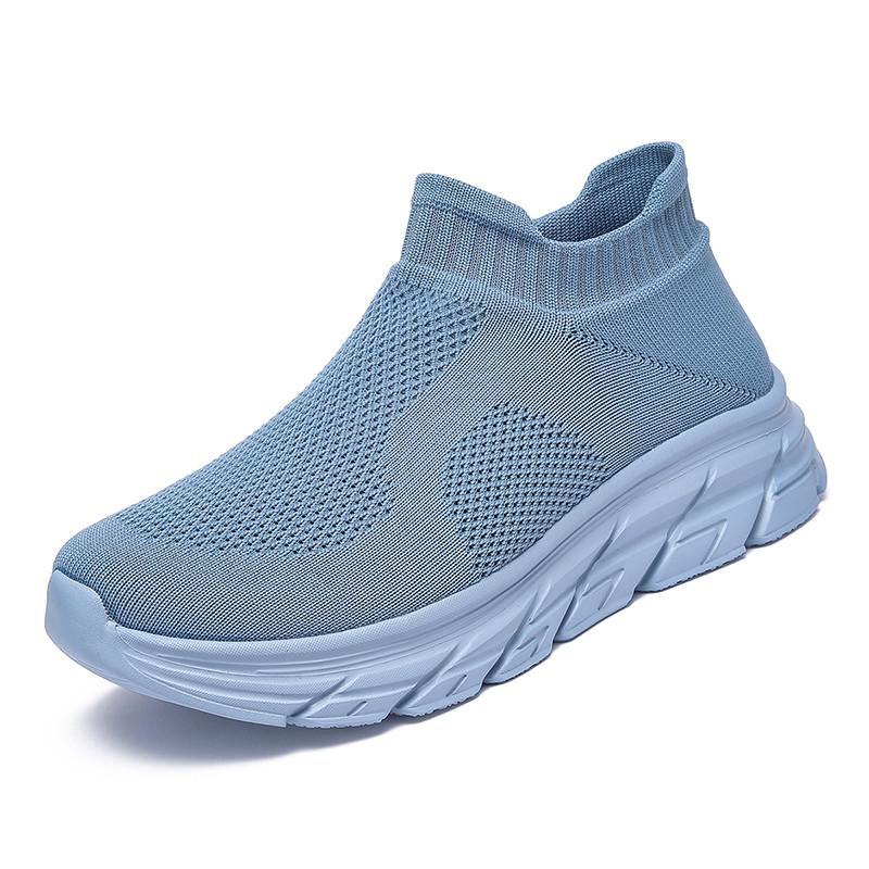 Hot Sale Fashion Running Sneakers for Men Women Breathable Socks Shoes Trainers Men Slip-on Lightweight Sports Shoes Big Size 46