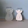Heat Resistant Silicone Candle Mould With Girl Angelic Embossing for Handmade Gift Party Decoration