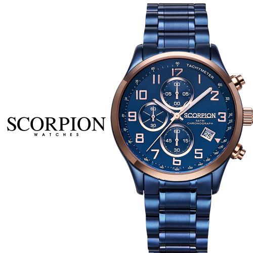 [SCORPION] SCORPION Neith Chronograph Metal Watch SP3348M-BUR
