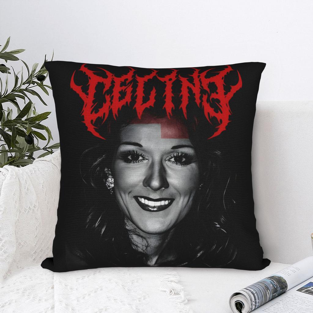Celine Dion Canadian Recording Artist Pillowcases Kawaii Pillow Case For Living Room Bed Chair Soft Pillow Cover
