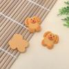 Cartoon Small Animal Baked Cookies Resin Charms Lovely Cat Dog Shape Bear Biscuits Pendant DIY Earring Jewelry Make