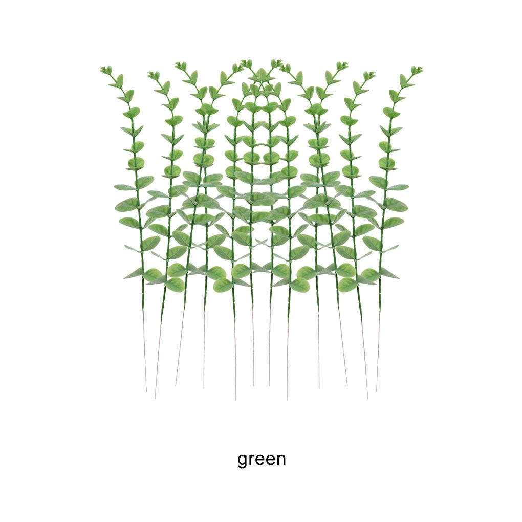 12pack/lot High Simulation Simulated Plants For Artificial Plants Decoration Simulated Plant Bouquet Artificial Flowers