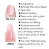 Coslifestore-Pack of 500 false tips- Acrylic nails for Nail art and Nail extensions with tip box, tip cutter and 10ml nail glue with brush applicato