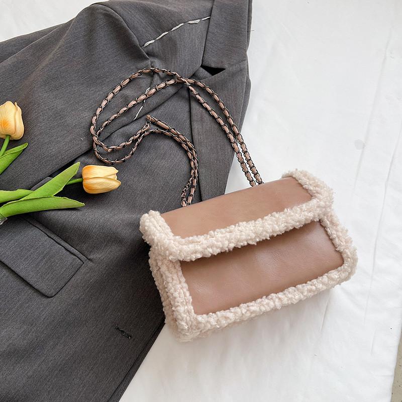 Chic Retro Casual Small Crossbody Bag For Spring In Black Brown Beige Green Shades