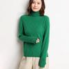 Women's Loose Fit Cashmere Cable Knit High Neck Sweater - Autumn & Winter.