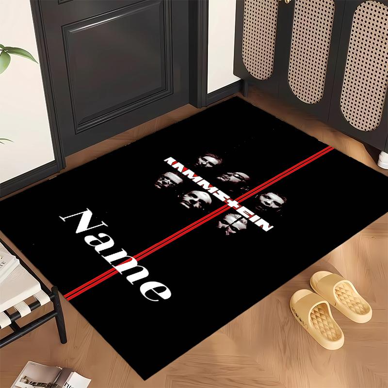 Rammstein (1) Personalisierter Name Büro Teppich Stilvolle Dekoration für Wohnzimmer Schlafzimmer Küche