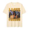 Funny I Love Cheese Skeleton Meme Graphic T Shirt Men Vintage Oversized Short Sleeve T-shirts Fashion High Quality Cotton Tshirt