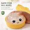 Dumpling Squishy Cheese Toy Ornaments Simulation Cheese Butter Squeeze Ball Fidget Toy Stress Relieve Slow Rebound Relief Soap