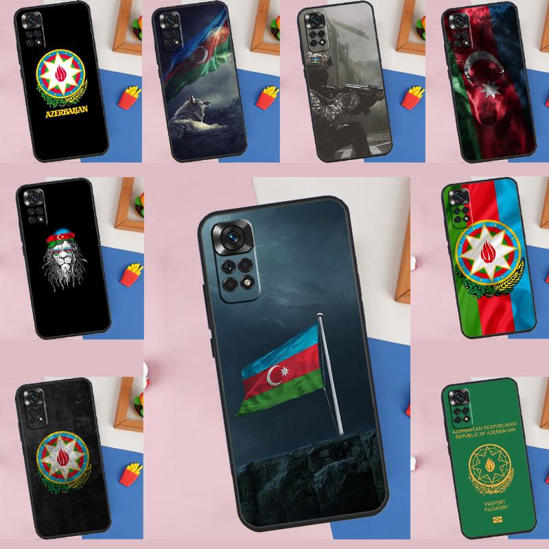 Azerbaijan Flag Funda For Xiaomi Redmi Note 14 13 Pro 9 10 11 12 Pro 10S 11S 12S Redmi 14C 13C 10C 12C Case