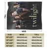 The Twilight Edward Bella  Blanket  For Living Room Super Warm Customized Quality Bedspread Gift Idea