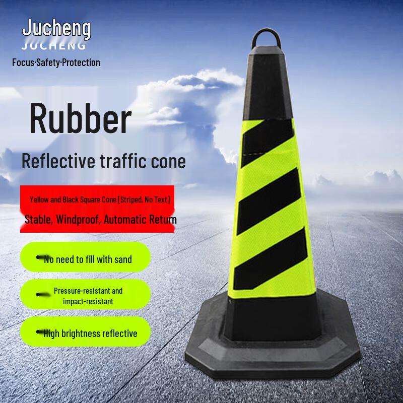 Reflective Rubber Traffic Safety Cone
