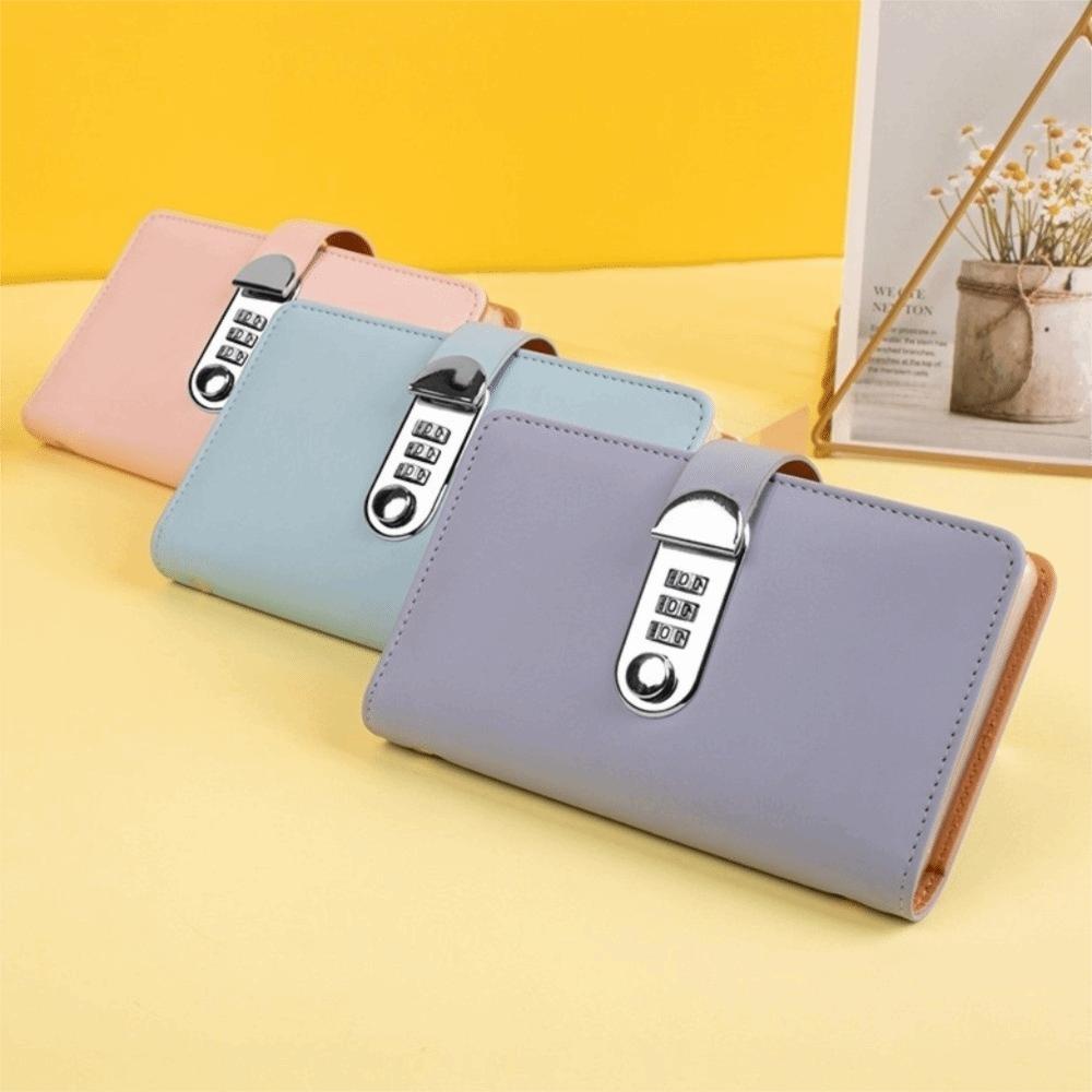 PU Leather Saving Money Binder Portable Account Book Planner Organizer  New Year's Gift