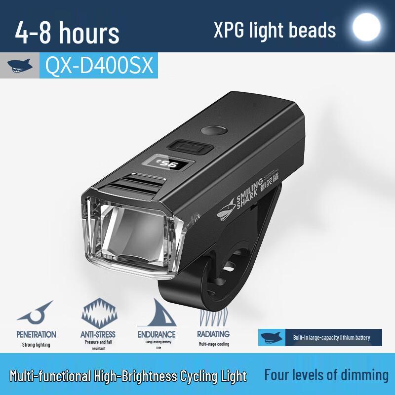 Smile Shark Smart Detachable Cycling Headlight Set