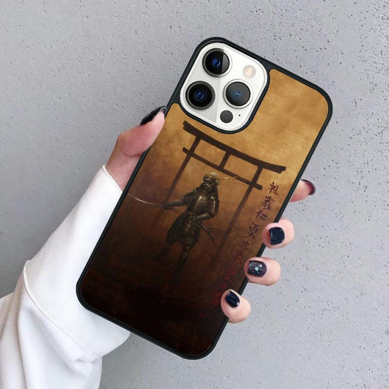 Samurai Phone Case For iPhone 17 Air 16 Pro Max 15 14 Plus 12 13 Soft Bumper Shell Cover Coque