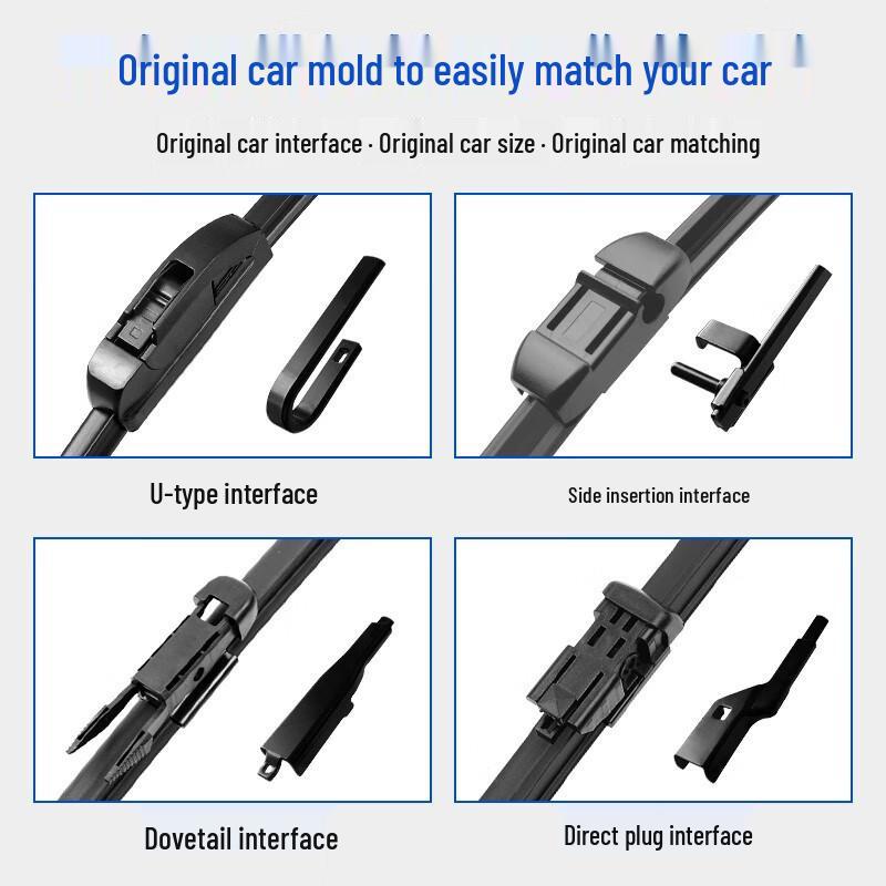 BYD Tang DMI Frameless Silent Wiper Blades - Front & Rear Special Accessories BYD Tang 2018-2024 - Front Pair