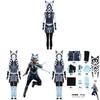 Star Wars Clone Wars Ahsoka Tano Cosplay Costume With Stretch Fabric For Anime Fans