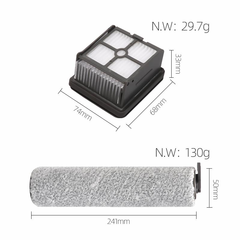 Roller Main Soft Brush Hepa Filter For Dreame H11 MAX Electric Floor Household Wireless Vacuum Cleaner Accessories
