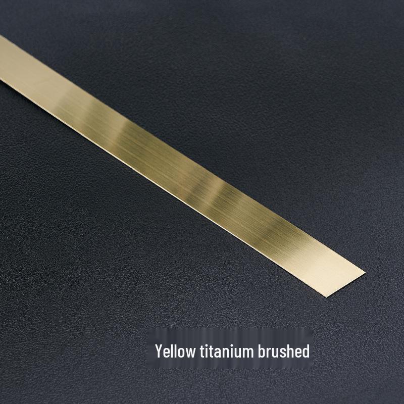 Self-Adhesive Stainless Steel Skirting & Decorative Wall/Ceiling Strip