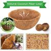 14inch 4 Pack Round Coco Liner for Hanging Basket,Flower Hanging Basket Coco Liners Replacement,Coco Fiber Replacement Liner