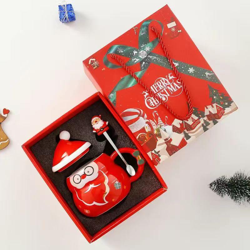 Hot Creative Christmas Gift Snowman Ceramic Cup Large Capacity Mug Cartoon Souvenir Cup Gift Water Cup for Students YUZI