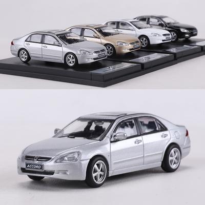DCT 1/64 Honda 7th Generation Accord Car Alloy Motor Vehicle Diecast Metal Model Kids Xmas Gift Toys for Boys