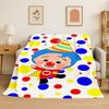 Cute Plim Plim Cartoon Soft Flannel Throw Blanket,Cozy Blanket for Bed,Couch,Sofa,Bedroom,Living Room,Travel,Picnic  Camping