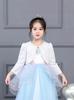 2020 New Children's Lace Pearl Shawl Jacket - Girls Medium & Large Princess Outerwear