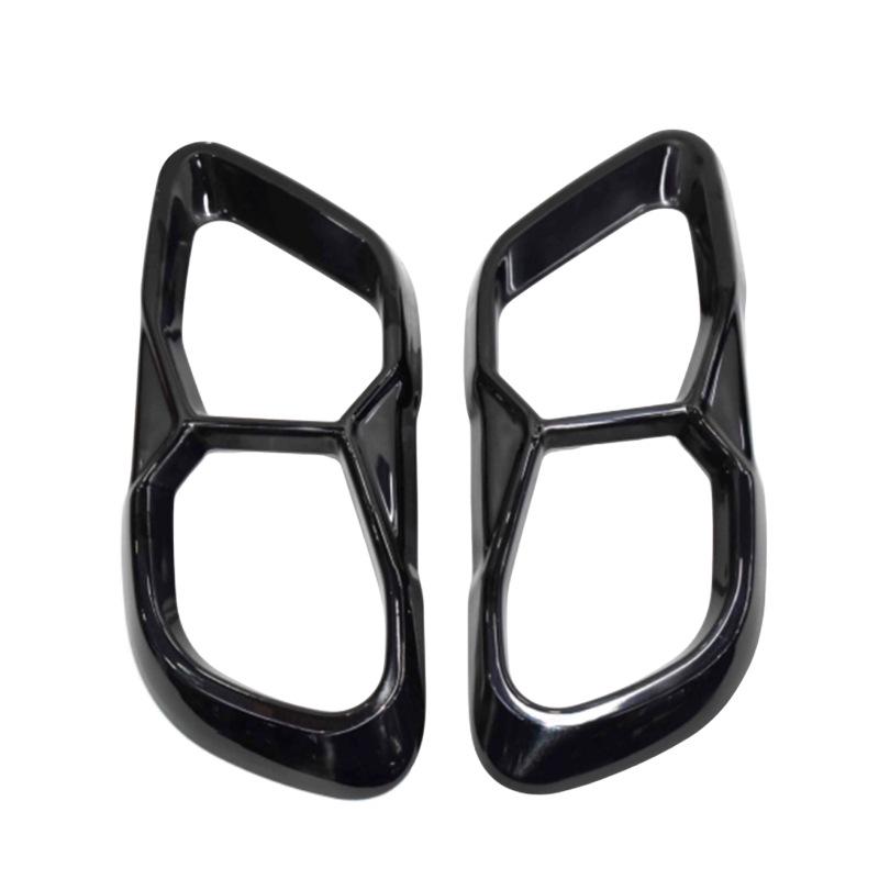 BMW X5 X6 X7 Quad Exhaust Tips G05 G06 G07 Dual Outlet Tail Nozzle Add-on