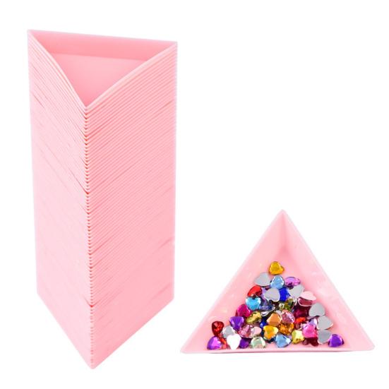 Convenient Nail Jewelry Nails Ornaments Storage Trays Vibrant Color Reusable Save Space
